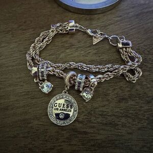 Guess Rose Gold Charm Bracelet